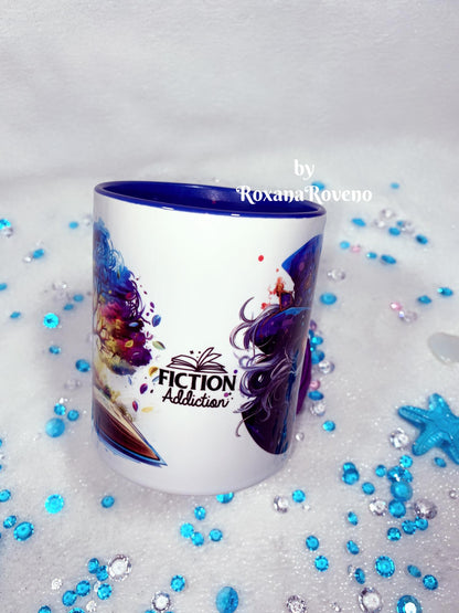 Book Tree Witcher, Fiction Addiction, 11oz Mug