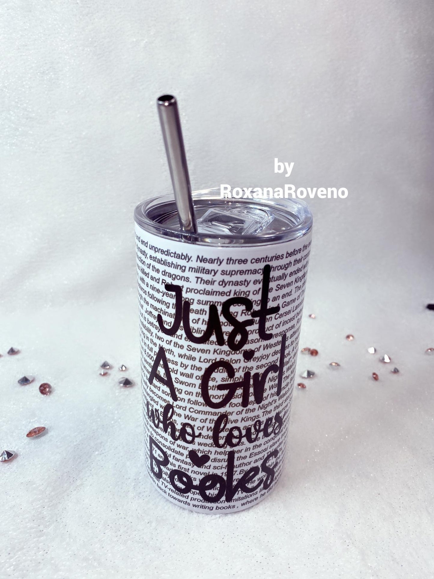 Just a Girl who loves Books, Book Lover 11oz Tumbler