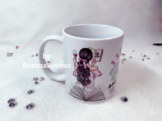 I like big Books, Black hair girl, Book lover 11oz Mug