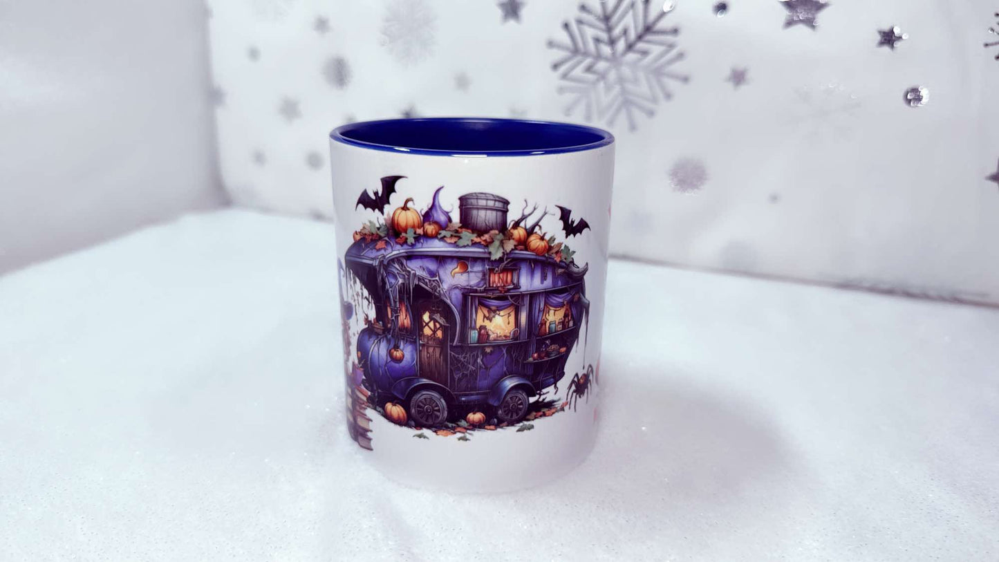 Life is short, Eat Candy, Halloween calories don't count, 11oz Mug