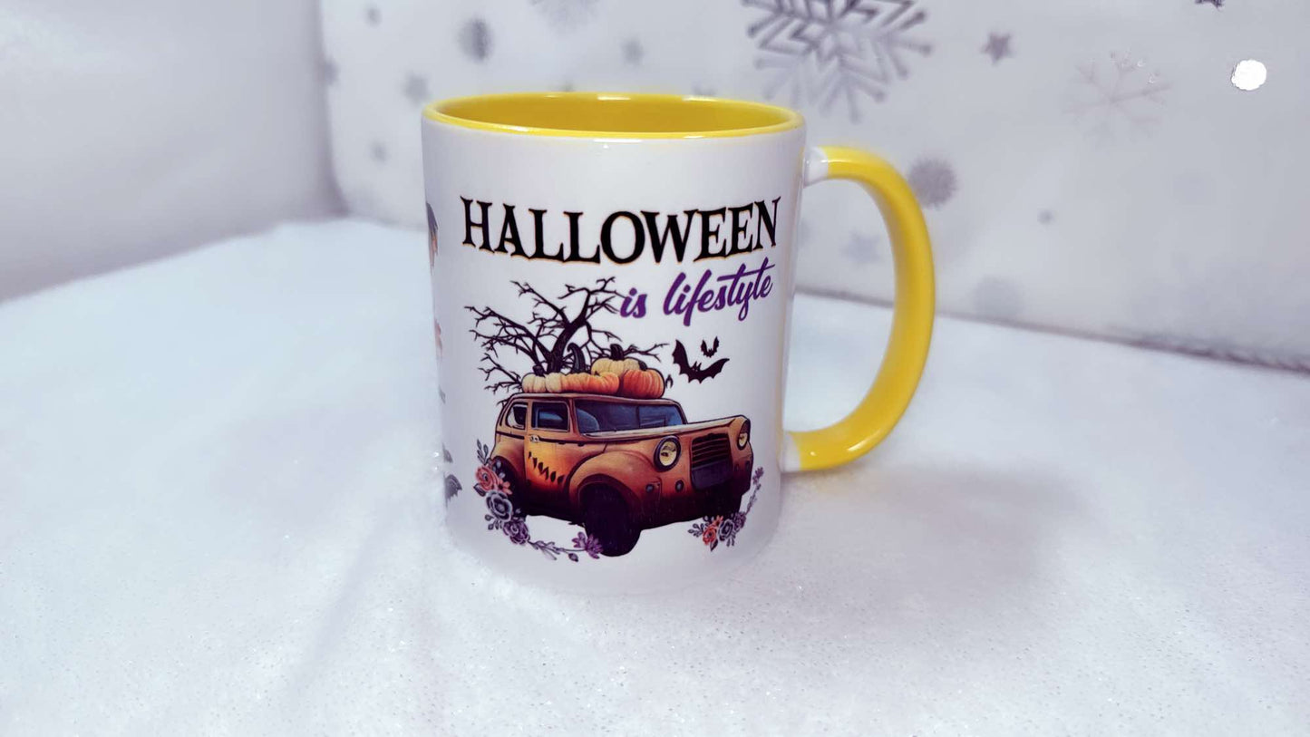 Halloween is lifestyle, Beautiful girl, 11oz Mug