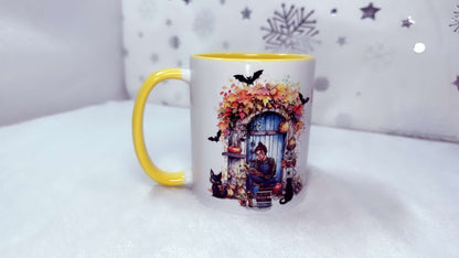 Spooky Vibes, Bookaholic Girl, 11oz Mug