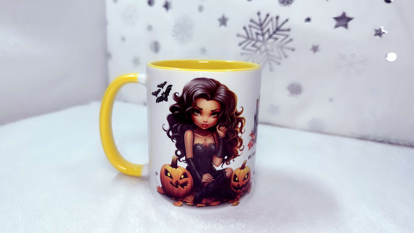 Halloween is lifestyle, Beautiful girl, 11oz Mug