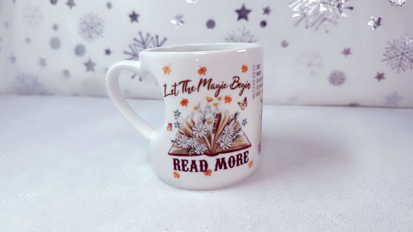 Let the magic begin, Read more 11oz Heart Mug