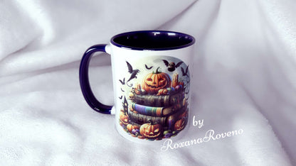 Classy Witch makes her own magic with good books, 11oz Mug